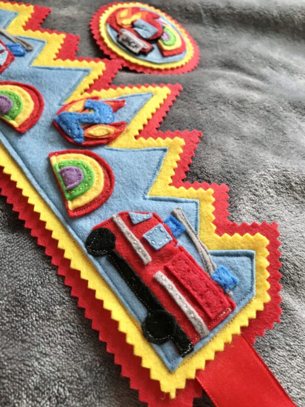 Fire Engine and Rainbow Birthday Combo - product image 2
