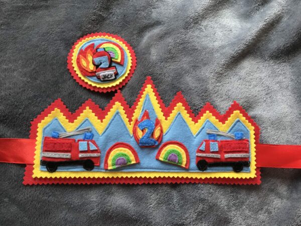 Fire Engine and Rainbow Birthday Combo - product image 4