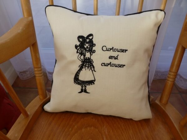 Cushion cover – Alice in wonderland - main product image