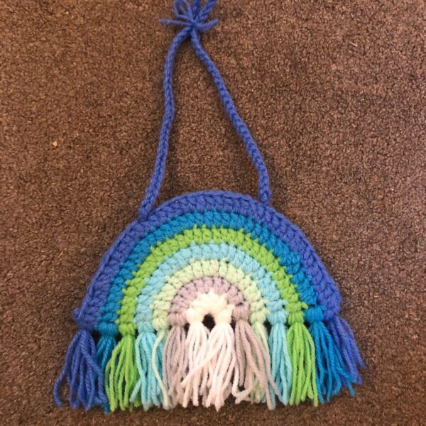 Personalised colour scheme crochet rainbow - product image 3