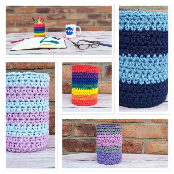 Crochet Pattern – Tin Can Pencil Pot - main product image