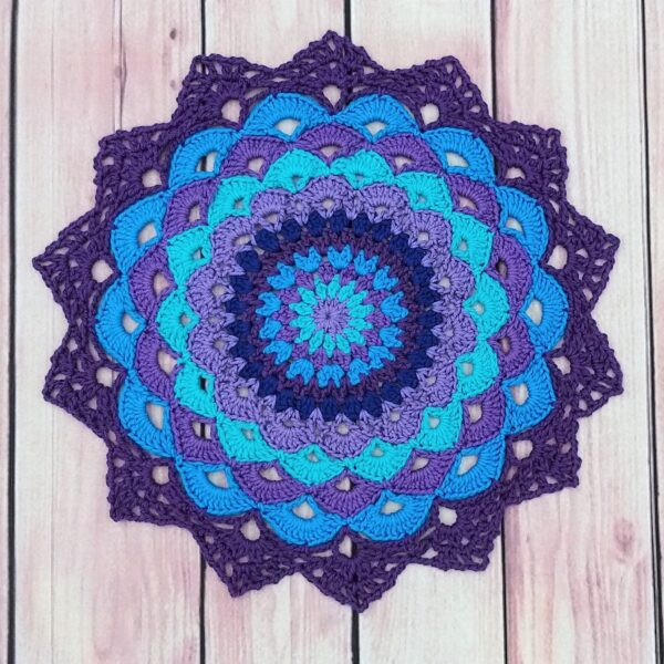 Water Lily Mandala Table Center Piece, Place Mat - product image 3