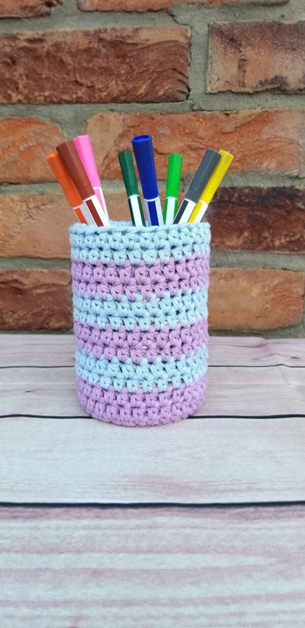 Crochet Pattern – Tin Can Pencil Pot - product image 4