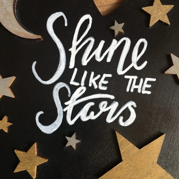 Shine Like A Star Chalkboard Sign - product image 2