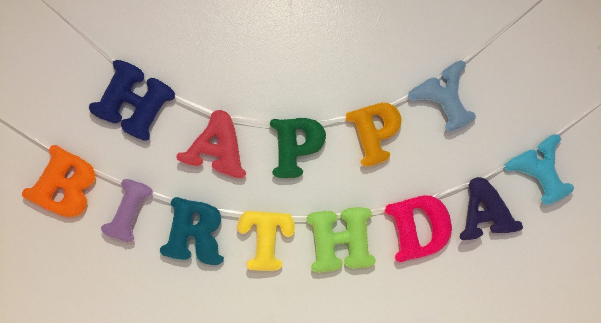 Happy Birthday garland • Made By Mums