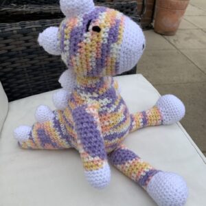 Dinosaur - soft toy - handmade - crocheted