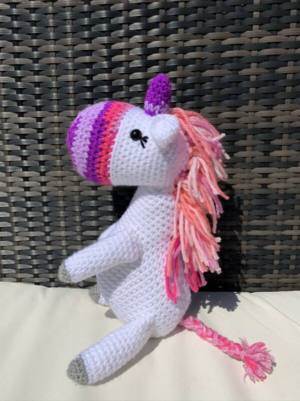 Unicorn – soft toy – handmade – crocheted - main product image