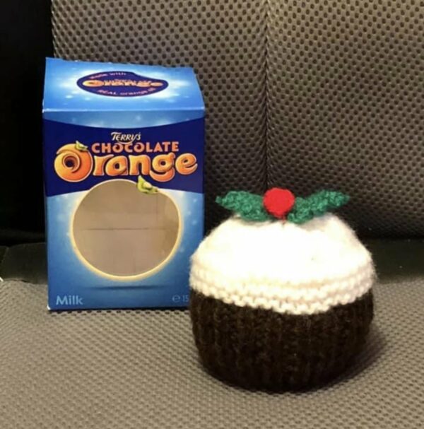 Xmas pudding chocolate orange cover - main product image