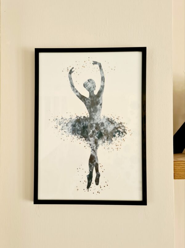 Watercolour Ballerina Print - main product image