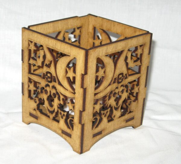 Witches tealight holder. Spooky Halloween decoration. - main product image