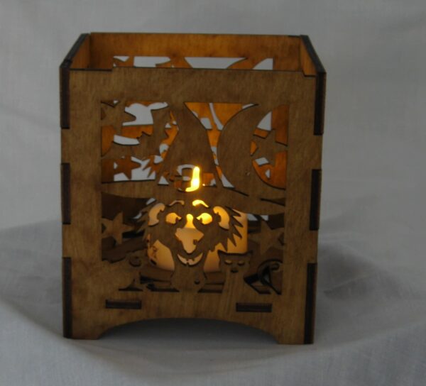 Witches tealight holder. Spooky Halloween decoration. - product image 2