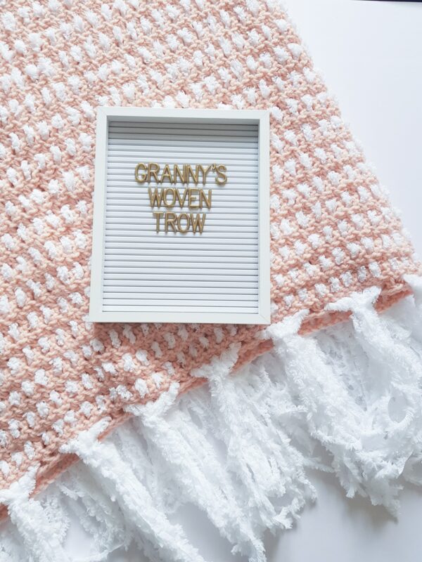 Granny’s Woven Throw Crochet Pattern - product image 5