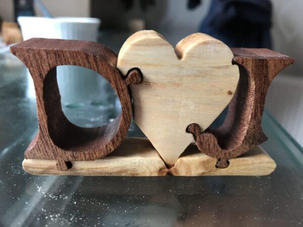 Lovers wooden keepsake - product image 4