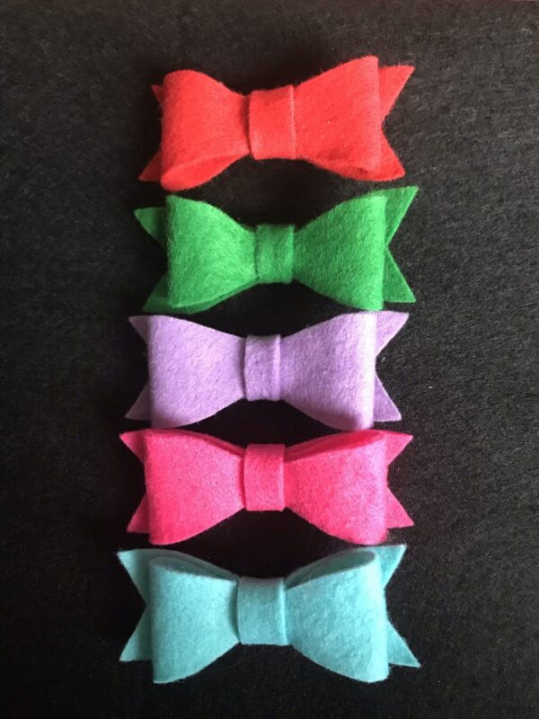 Felt school bows - main product image