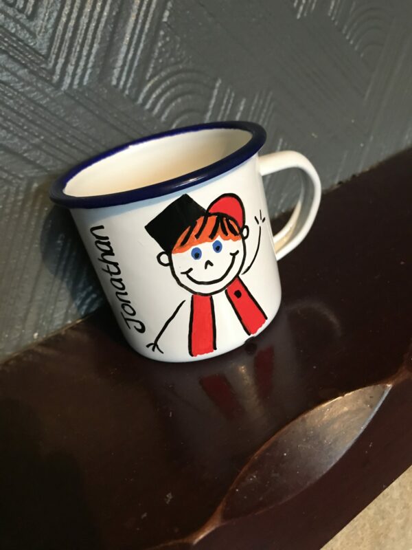 Personalised Enamel Cup - main product image