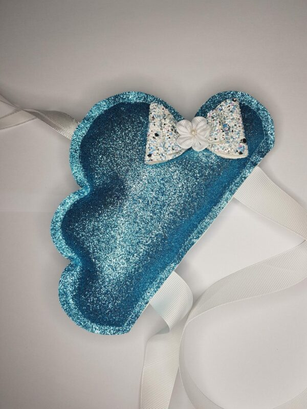 ‘SPARKLE CLOUD’ HANGING HAIR CLIP HOLDER - main product image