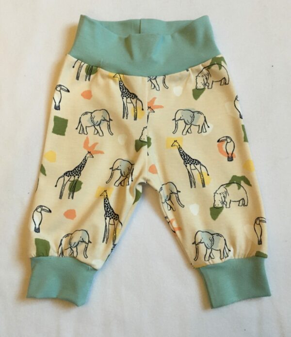 0-3 months jungle print trousers - main product image