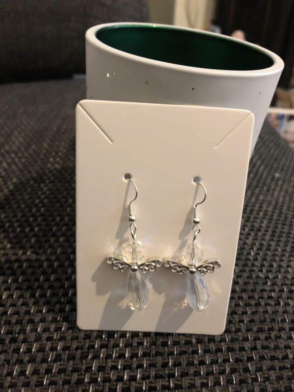 Angel Christmas dangle earrings - main product image