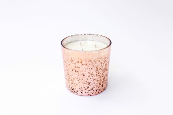 Three wick velvet peony & oud candle - product image 2