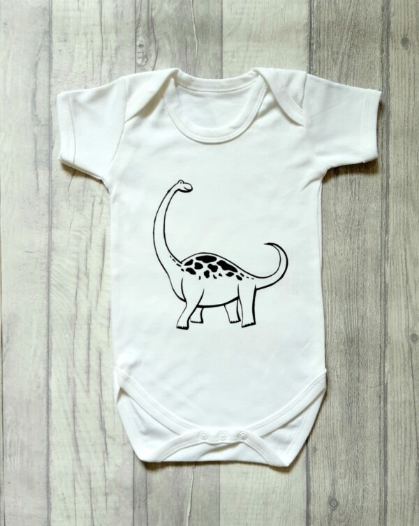 Dinosaur baby vest - main product image