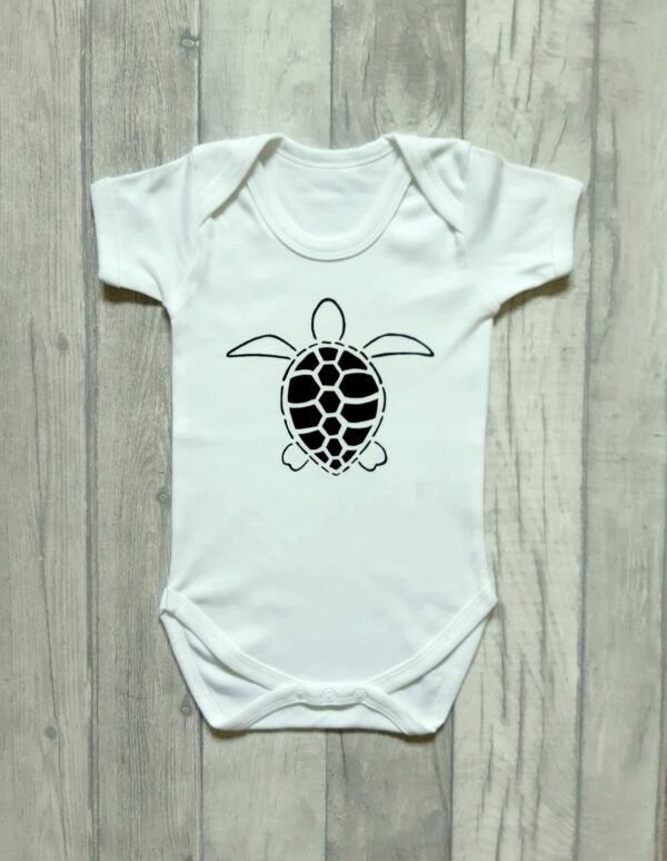 Turtle baby vest - main product image