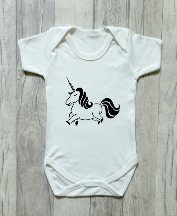Unicorn baby vest - main product image