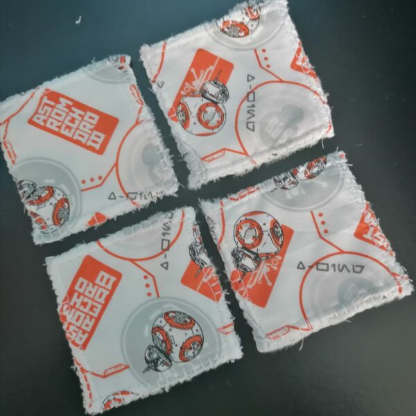 Washable Reusable Face wipes bb8 - product image 3