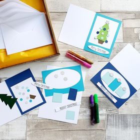 Make Your Own Christmas Cards – Blue Box - main product image