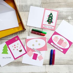 Make Your Own Christmas Cards – Pink Box - main product image