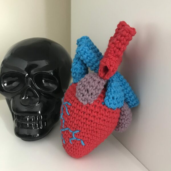 Anatomical Heart crochet pattern - product image 3