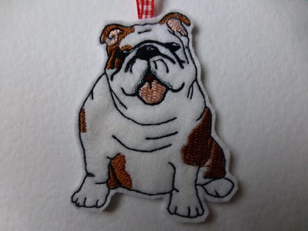 Christmas tree decoration – Bulldog - main product image