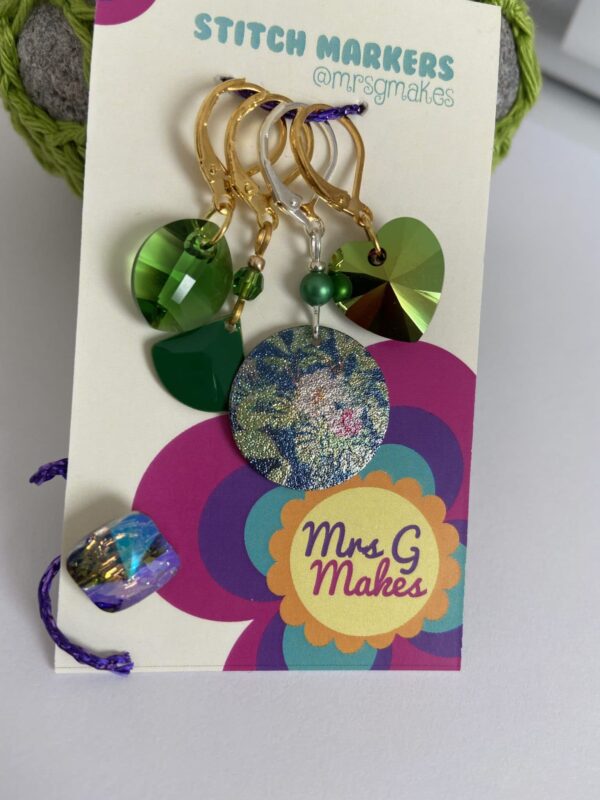 Swarovski Stitch Marker August Bling Box - main product image