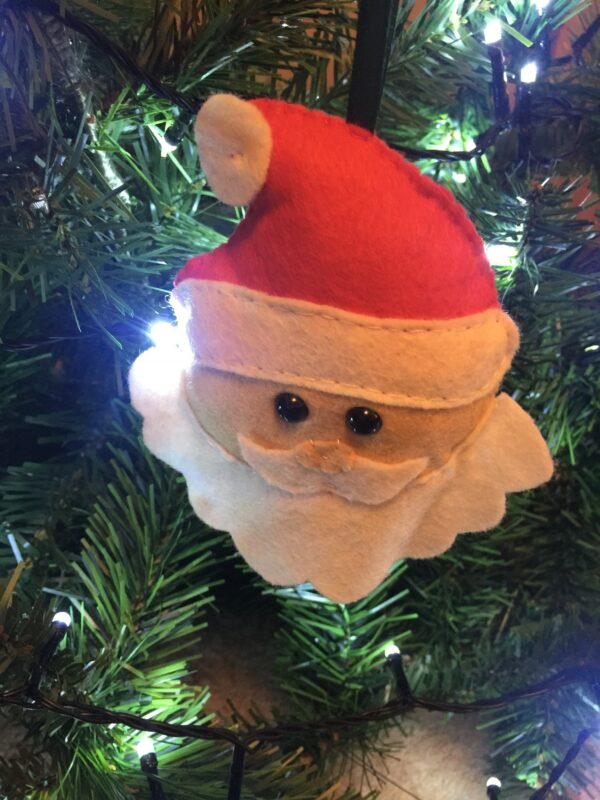 Santa tree decorations - main product image