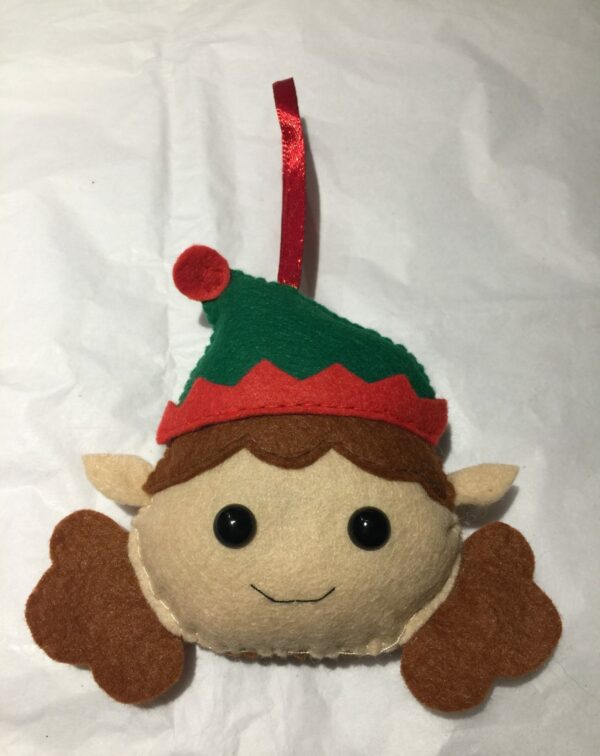 Girl elf tree decoration - main product image