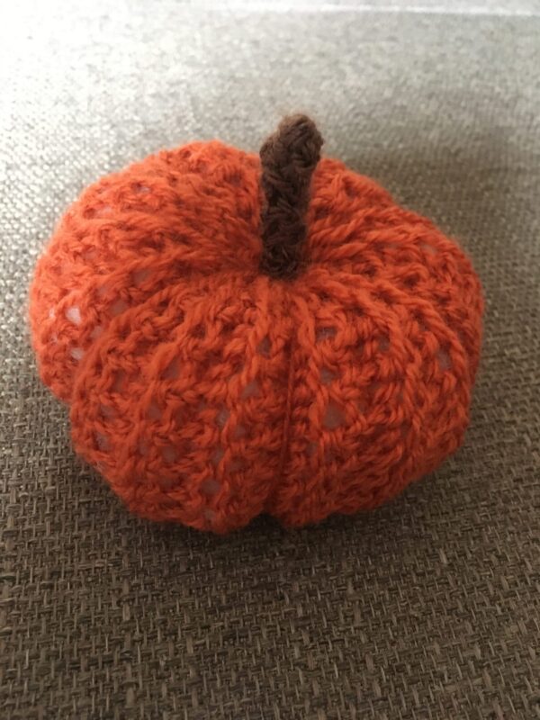 Trio of Hand Crocheted Pumpkins - product image 2