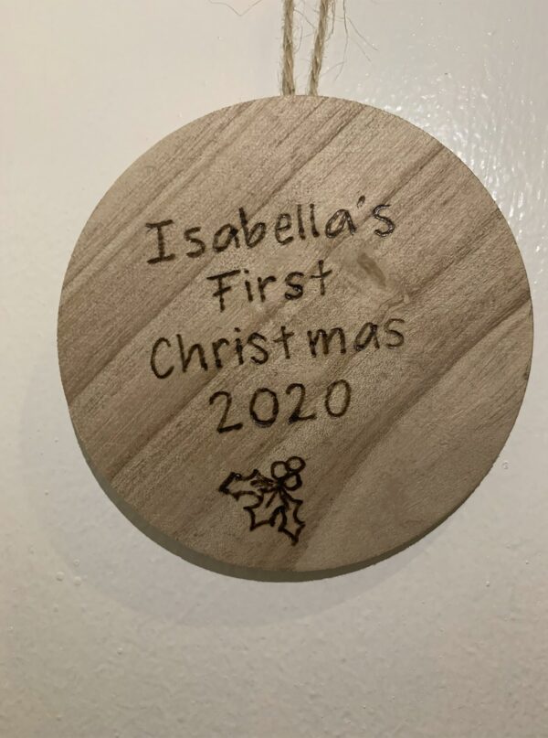 Personalised Hanging Christmas Decoration - main product image