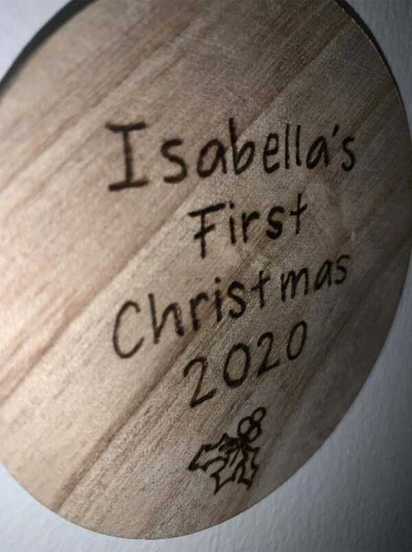 Personalised Hanging Christmas Decoration - product image 3