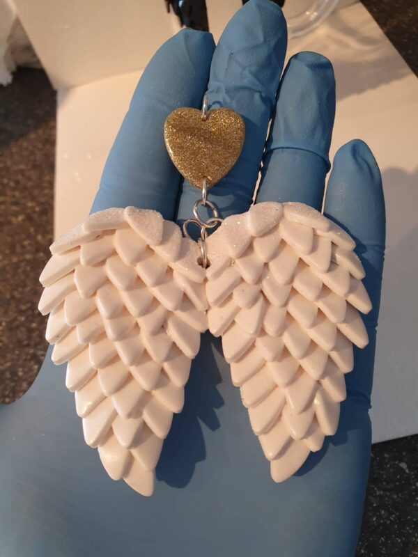 Angel wings memorial tree decoration - product image 2