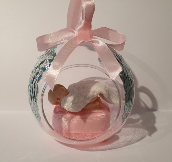 Angel baby christmas bauble - main product image