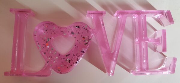 Freestanding love sign - product image 2