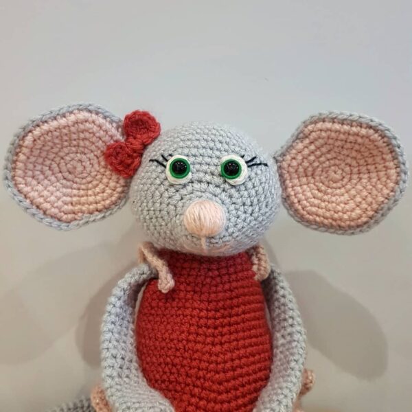 Handmade stuffed toy – Mouse – Crochet - main product image