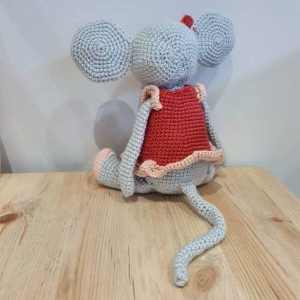 Handmade stuffed toy – Mouse – Crochet - product image 4