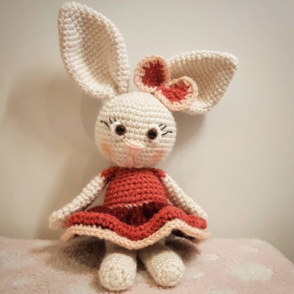 Handmade Bunny soft toy – Crochet - product image 2