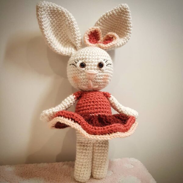 Handmade Bunny soft toy – Crochet - product image 3