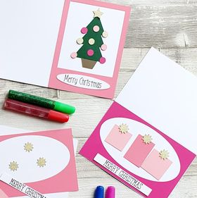 Make Your Own Christmas Cards – Pink Box - product image 2