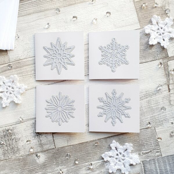 Snowflake Christmas Card Pack - main product image