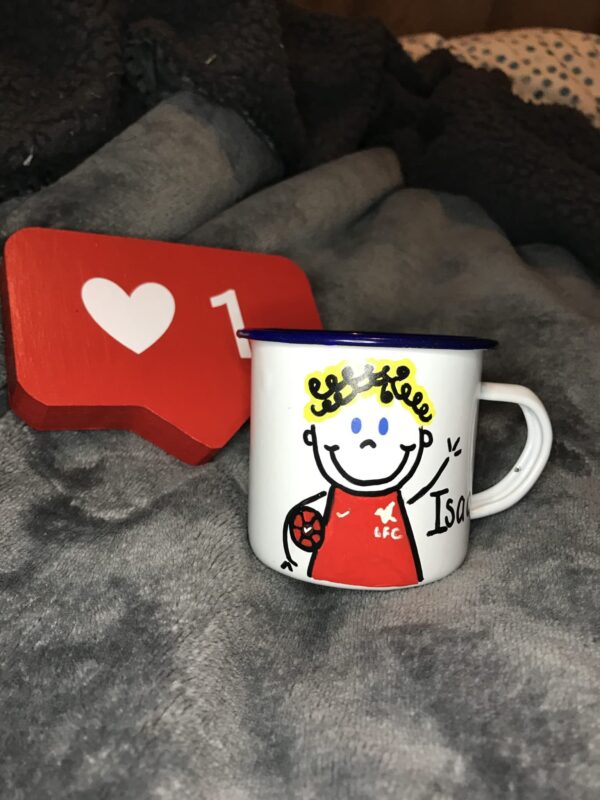 Personalised Enamel Cup - product image 2