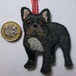French bull dog hanging decoration – Christmas tree decoration