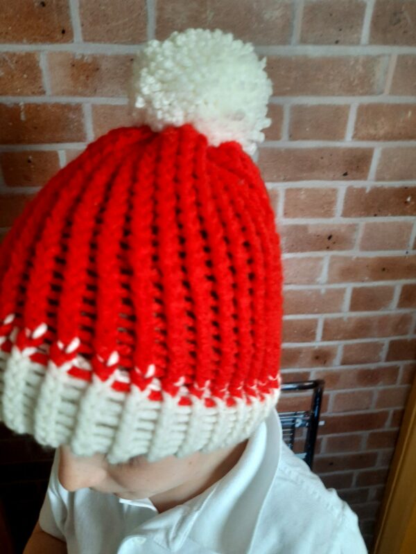 Hand knitted Santa hats - product image 2