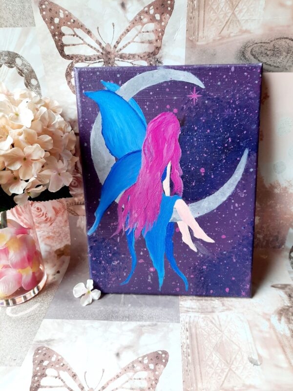 Fairy painting on stretched canvas - product image 2